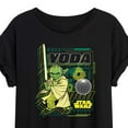 thumbnail image 3 of Star Wars - Digital Yoda - Women's Oversized Tee, 3 of 5