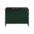 thumbnail image 3 of Cascade 48" Freestanding Bathroom Vanity in Green Oak with Black Sink Top, 3 of 8