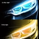 thumbnail image 2 of 2 piezas de luces LED de circulación diurna con escaneo dinámico, impermeables, tira de luces LED de tubo suave para coche, luces de señal de giro DRL fluidas de 12 V, 30/45/60 cm, 2 of 4