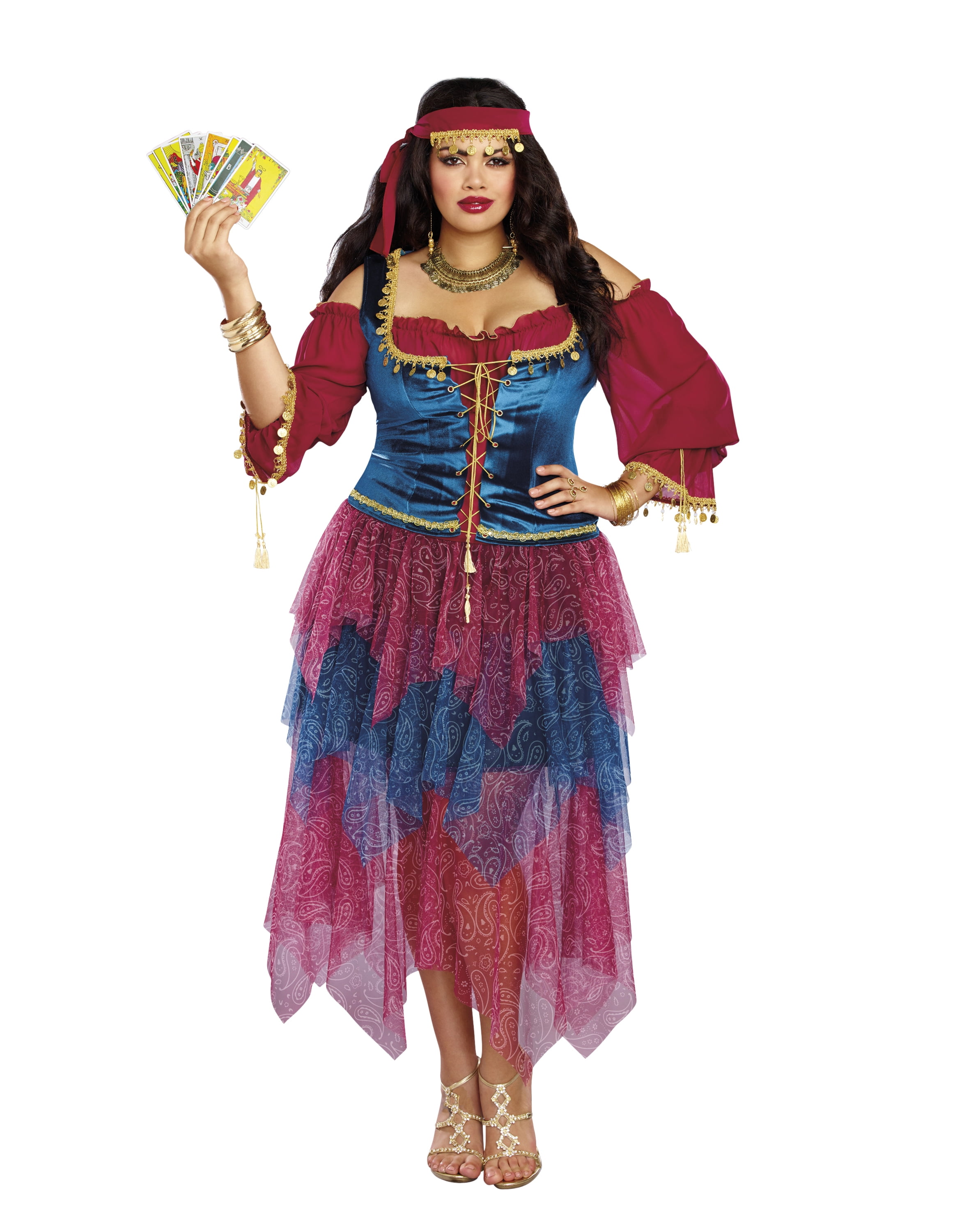 Mystical Charmer Gypsy Fortune Teller Plus Size Costume