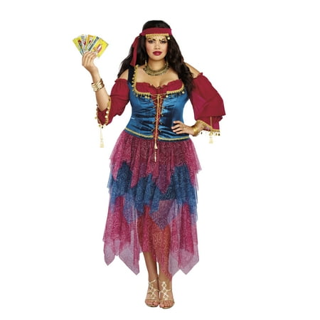 Dreamgirl Women's Plus-Size Gypsy Costume