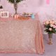 thumbnail image 3 of Mantel de lentejuelas de oro rosa YONGSHENG rectangular 50 x 85 pulgadas brillante para fiesta boda cumpleaños Navidad, 3 of 5
