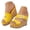 Yellow, variant on Dakaela Platform Wedge Sandals for Women Cutout Buckles 3.93 Inch High Heels Comfortable Non Slip Summer Walking Slides Shoes Size 6