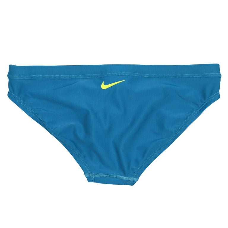 Nike Women's Hipster Bikini Bottoms Green Abyss Blue 