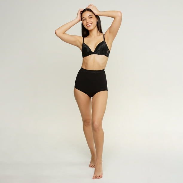 Faja Panties Control de Abdomen Mujer Negro