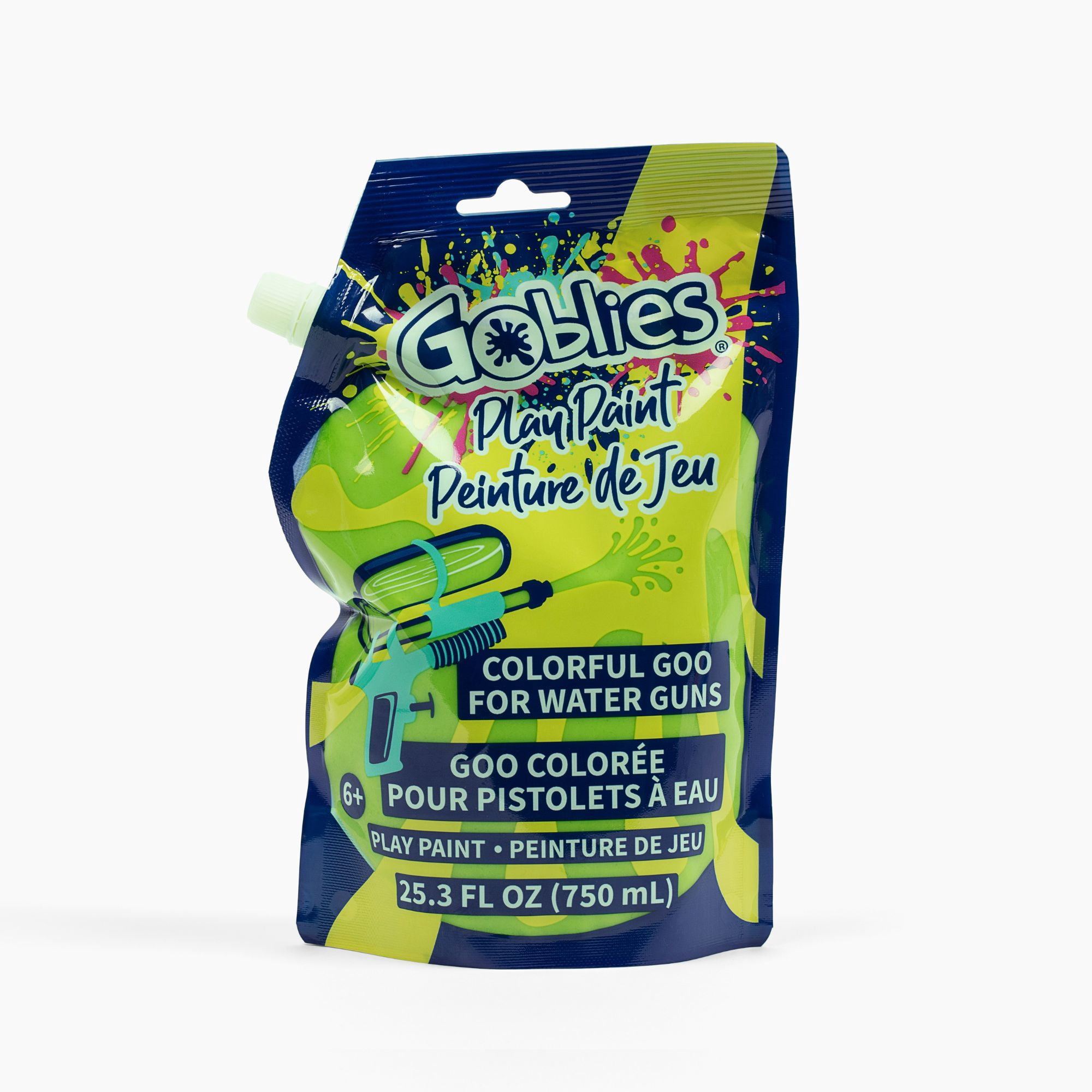 Goblies Play Paint for Water Guns - Party Pack 12pk Green, Pink, Yellow