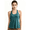 peacock blue, variant on Yoga back vest with chest cushion, women's shockproof running sports bra, quick drying breathable high-strength fitness suit, summer top.