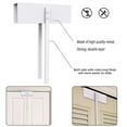 Child Safety Bifold Door Lock for Double Doors Childproof Closet Lock