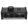thumbnail image 4 of Controlador de monitor pasivo Interfaz XLR y 3,5 mm Perilla de volumen grande Control de silencio Controlador de volumen estéreo pasivo, 4 of 12