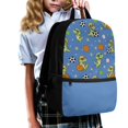 thumbnail image 3 of Uourmeti Sports Dinosaur Pattern Backpack for Night Out Daily Use, Adjustable Shoulder Straps Stylish School Backpack Lightweight Student Bookbag, 3 of 6