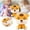 A, variant on BotaniNest Tiger Stuffed Animal Zoo Toy Soft Cuddly Doll For Kids Boys Girls Nursery