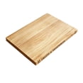 thumbnail image 2 of Leeye 3 Piece Natural Wood Cutting Board Set, Bamboo Chopping Board with Stand, Kitchen Serving Board Set for Meat Cheese Vegetables, 2 of 4