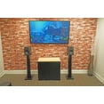thumbnail image 6 of (2) Rockville SS36B Black Wood Grain 36" Speaker Stands Fits MartinLogan MO15IRW, 6 of 8