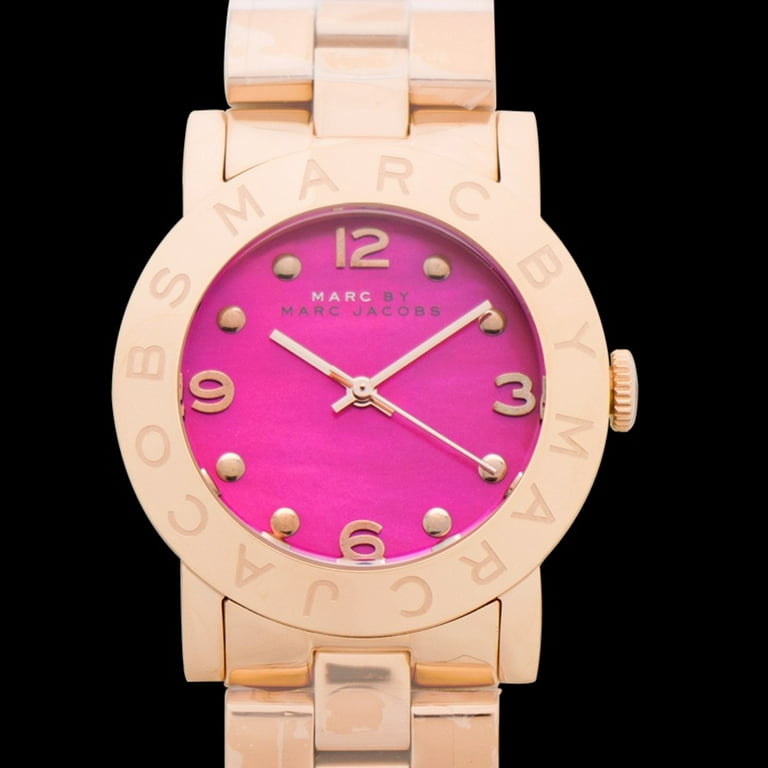 Marc By Marc Jacobs Lady's Amy Series Rose Gold Tone Stainless