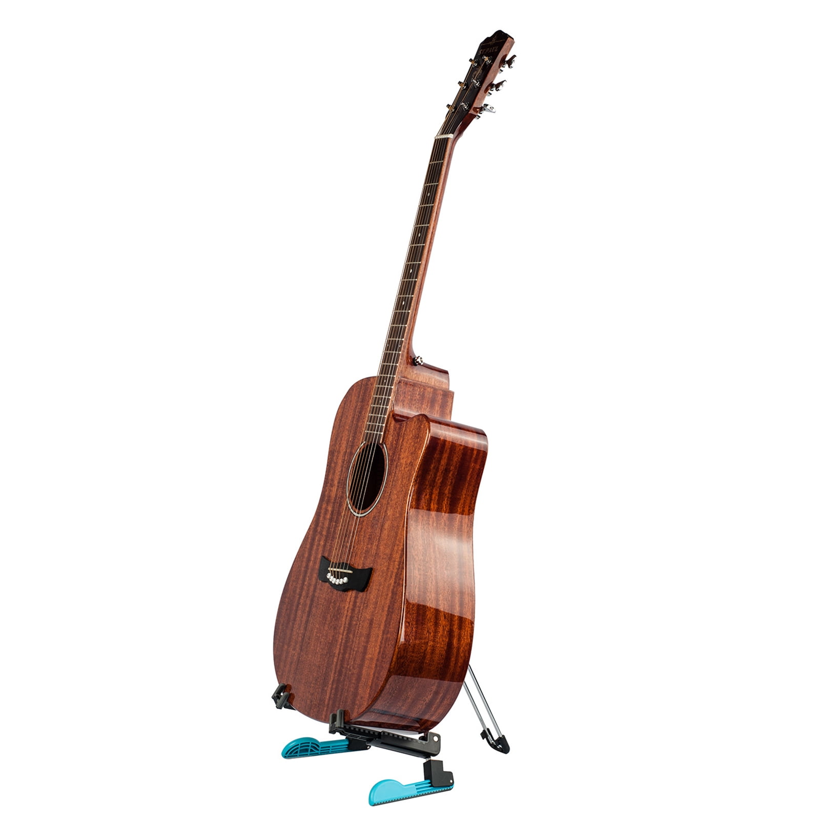Portable A-Frame Acoustic Guitar Stand Guitar Floor Stand String Instrument Holder for Guitars, Bass, Ukulele