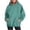 B#Green, variant on Women's Oversized Drop Shoulder Hoodie,Solid Color Long Sleeve Loose Casual Pullover Sweatshirt Top,Black,Women's Plus Size L