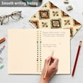 thumbnail image 4 of FORMRS 1-Subject Spiral Notebook 8" x 5" College Ruled 60 Refillable Sheet A5 Hard Cover, 2 Pack, Geometric Designs, 4 of 7