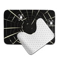 thumbnail image 6 of Yiaed Spiders On The Web Print Bathroom Mat Set 2 Pieces Mat Anti-Skid Pad Ultra Soft and Absorbent Bathroom Bath Mat Contour Bath Rugs for Toilet Base, 6 of 6