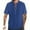 Blue, variant on Wancir Mens Short Sleeve Cuban Camp Guayabera Shirt Linen Cotton Hippie Beach Button Down Shirts