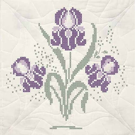 Fairway Needlecraft Stamped Quilt Blocks, 18" x 18", 6pk