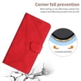 thumbnail image 4 of For vivo Y39 5G Case Skin Touch Lines Imprinted PU Leather Flip Phone Cover - Green, 4 of 5