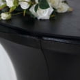 thumbnail image 6 of Efavormart 32" - Dia Black Premium Metallic Spandex Highboy Cocktail Table Cover - Perfect for Wedding Ceremonies, Hotel or Pub, Coffee House, Indoor and Outdoor Events, Holiday Parties, 6 of 11