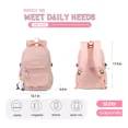 thumbnail image 3 of Mochila Escolar Viaje Bolsa Backpack Para Laptop Hombres Mujer Negro 30l, 3 of 7
