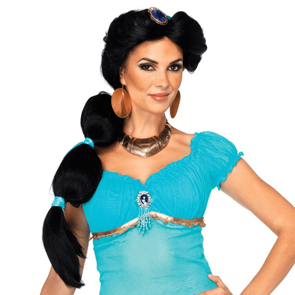 Princess Jasmine Wig Aladdin Disney Royal Agrabah Costume Long Black Hair |  Walmart Canada