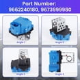 thumbnail image 4 of For  C4 for  307  Partner 3008 5008 Radiator Fan Cooling Resistor 1308CP 9662240180 9673999980 1308CX, 4 of 7