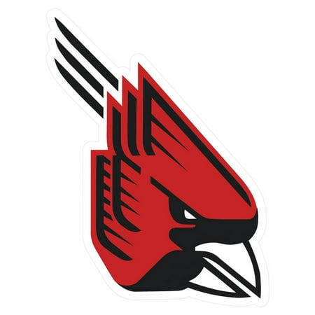 Ball State Cardinals 4 x 4 Square Decal - Red