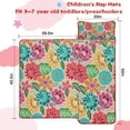 thumbnail image 5 of Pioneer Flower Floral Print Pattern Toddler Nap Mats for Kids Preschool,Sleeping Mat Bag or Kids,Toddler Sleeping Bag,Toddler Nap Mat or Daycare, 5 of 6