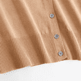 thumbnail image 5 of Long Sleeve Cardigan for Women Solid Color Open Front Button Down Lightweight Casual Sweater Fall Trendy Outwear Cardigans, 5 of 6