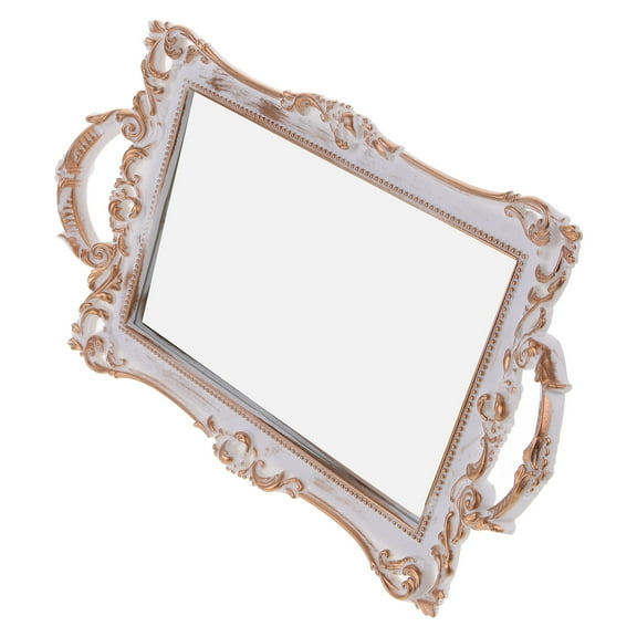 REOFLYUP Elegant Perfume Trays for Vanity Plastic Display for Women 1Pcs