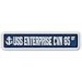 thumbnail image 2 of SignMission SSN-836-Enterprise Cvn 65 USS Enterprise Cvn 65 Panneau de Rue - Navire de la Marine Américaine Vétéran Marin Cadeau, 2 of 4