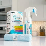 Lifeproof Home Ceramic Coating Spray Kit - Shine, Seal, Protect Stainless Steel, Appliances, Countertops, Glass & More Kitchen + Bath Surfaces - Repels Stains, Grime, Fingerprints, Liquids & More!