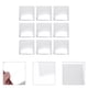 thumbnail image 2 of Azulejos de espejo de 25 piezas de espejo acrílico pegatina de pared auto adhesivo espejo sin enmarcado, 2 of 5