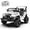 White, variant on Track Seven 12V Ride on Truck for Kids, 12V Kids Electric Car w/Remote Control, USB, Bluetooth, Microphone Jack, Power Display, Lights, Battery Powered Ride on Car for Boys Girls, Black