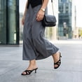 thumbnail image 4 of Cushionaire Malta Strappy Kitten Heels for Women, Dressy Open Toe Low Heel Sandals with Memory Foam Comfort, 4 of 16