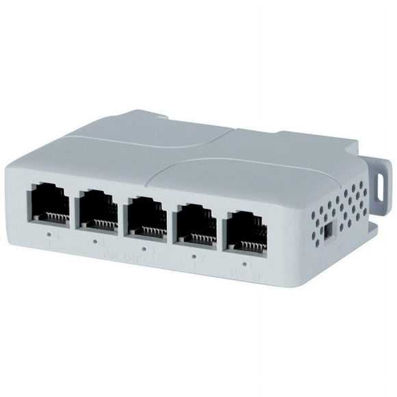 5 Port 10/100Mbps POE Extender 1 in 4 Out Network Switch Repeater Support IEEE802.3af/at/bt for PoE Switch NVR IPC 1Pcs