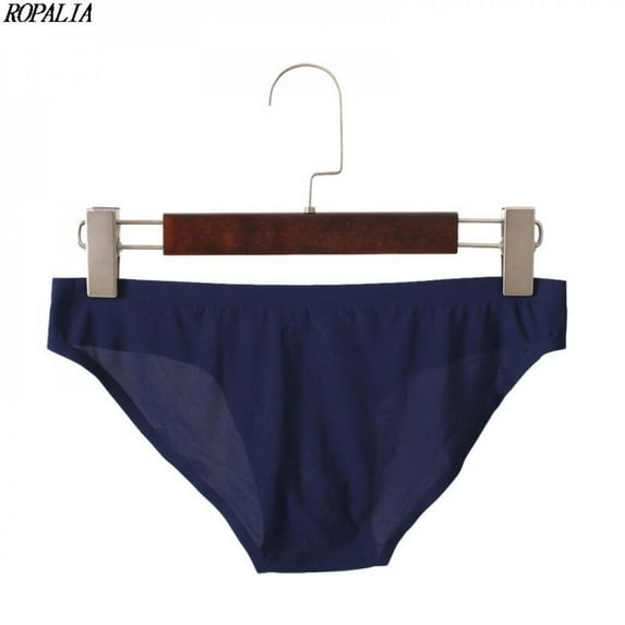 Hazel Tech Men's Elastic Seamless Underpants Ultra-Thin Breathable Briefs Underwear