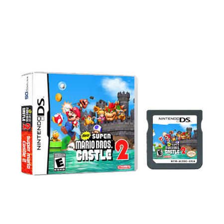New Super Mario Bros Castle 2 Games Cartridges for NDS NDSL 3DS DSI 2DS 3DS XL Consoles
