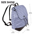 thumbnail image 2 of Lafuoo Blue And White Porcelain Chinaware Pattern Leather Backpack, Adjustable Backpack Suitable for School Work, Suitable for Adults, Men, Women and Teenagers-One Size, 2 of 4