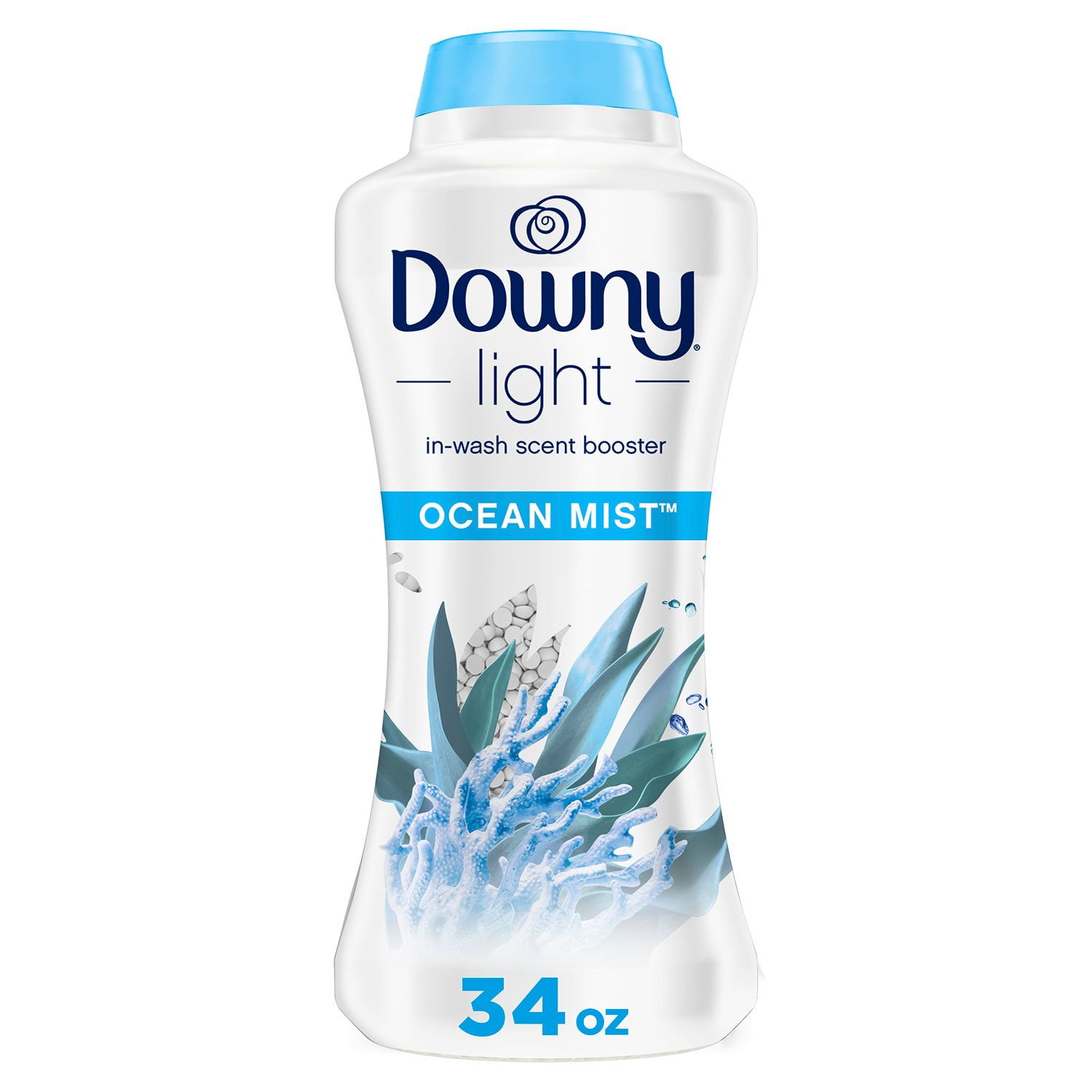 Downy Light In-Wash Scent Booster Beads, Ocean Mist 34 oz