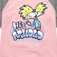 thumbnail image 3 of Hey Arnold! - Graffiti Arnold - Toddler And Youth Girls Raglan Graphic T-Shirt, 3 of 5