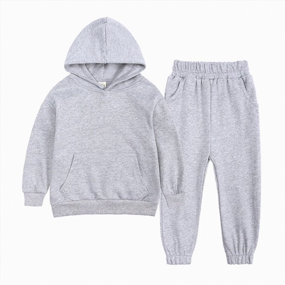 Gibobby Toddler Boy Clothes Fall Winter Outfits Back to School Outfit Long Sleeve Patchwork Sweatshirt Pants Set For 2T 3T 4T 5T 6T 7T Boys(2-3 Years,Grey)