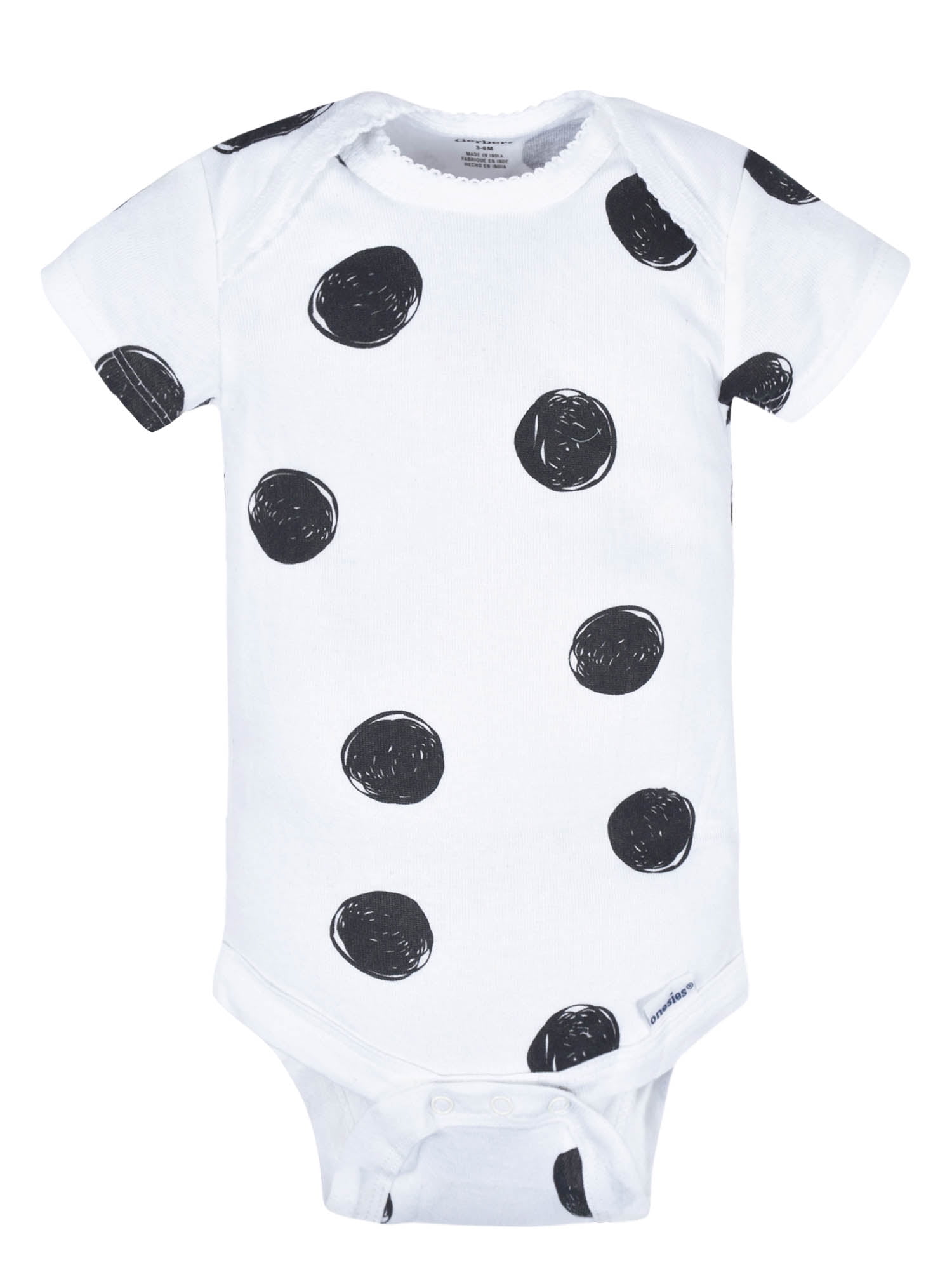 Gerber Baby Girls' Short Sleeve Onesies® Bodysuits, 8-Pack