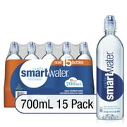 smartwater vapor distilled premium water bottles, 23.7 fl oz, 15 Pack