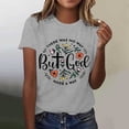 thumbnail image 2 of LINGLANG Women's Christian Jesus Graphic T-Shirt Summer Short Sleeve Crewneck Top Fashion Casual Faith Based Tee for Ladies Soft Religious Gift Shirt, 2 of 4