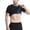 Blue, variant on Mens Compression Shirt Short Sleeve Athletic Base Layer Sports Running Slimming Shirts Tops Gold XXXL(XXXL)