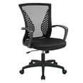 thumbnail image 1 of Office Chair Computer Chair Ergonomic Mid Back Swivel Chair Rolling Desk Chair with Armrest Height Adjustable Lumbar Support Mesh Chair,Black, 1 of 5